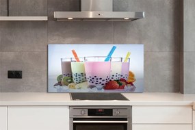 Panel szklany do Kuchni Kremowe Szejki Owocowe