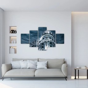 Obraz architektury w ciemności (125x70 cm)