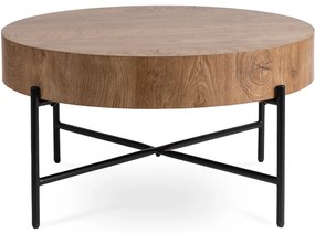 Stolik Kawowy BELIEF 79,5 cm Dąb Nowoczesny Loft