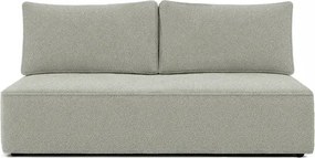 Sofa z Funkcją Spania MAVIA Szara Boucle Japandi