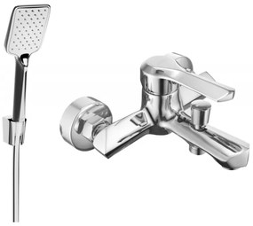 Mexen Sabre R62 bateria wannowa z zestawem prysznicowym, chrom - 7213R62-00