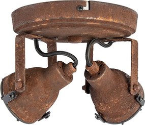 Przemysłowy reflektor rdzawy 2 źródła światła - Sorra