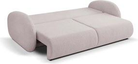 Sofa LOOP z funkcja spania i pojemnikiem PUDROWY RÓŻ RAVEN 91