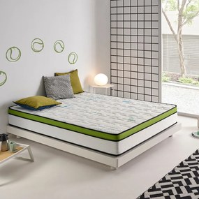 Twardy/średnio twardy piankowy materac dwustronny 180x200 cm Sport Energy Pro – Moonia