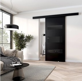 MINIO go for it, Drzwi przesuwne wewnętrzne CLEAN D 86 cm  w kolorze czarnym