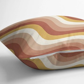 Poszewka na poduszkę 43x43 cm Creamy Strawberry Swirl – Mila Home