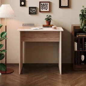 Biurko Komputerowe Dąb Sonoma 80 cm – Skandynawskie Loft do Biura