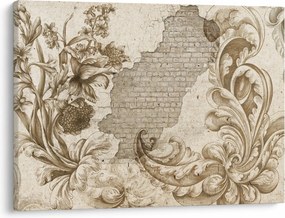 Obraz - Ściania z kwiatami (70x50 cm)