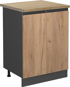 Szafki kuchenne złoty dąb energetyczny 60x60x81.6 r-line