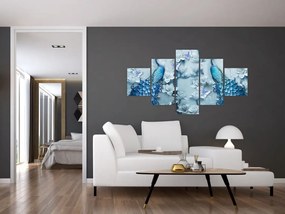 Obraz pawi (125x70 cm)