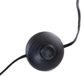 Nowoczesna lampa stojąca czarna - Sphaera