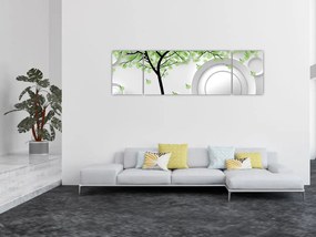 Obraz abstrakcji artystycznej (170x50 cm)