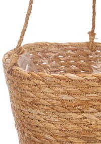 Doniczka wisząca z plecionki BONI, Ø 21 cm