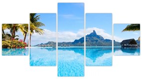 Obraz  - Bora-Bora, Polinezja Francuska (125x70 cm)