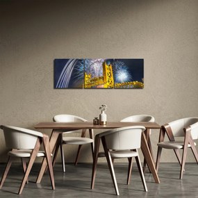 Obraz - Sylwester (z zegarem) (90x30 cm)