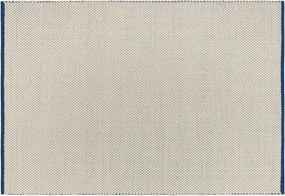 Niebieski/beżowy wełniany dywan tkany ręcznie 170x240 cm Lenu – noo.ma