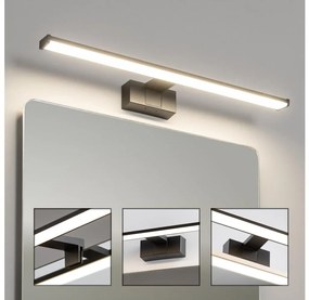 Brilagi - LED Oświetlenie do lustra łazienkowego VESTRA LED/12W/230V 60 cm IP44 czarne