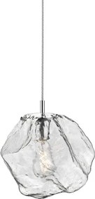Designerska lampa ze szklanym kloszem Rock 30