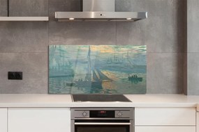 Szklany Panel Wschód Słońca - Claude Monet