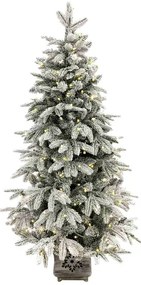 Choinka sztuczna PE Świerk Arktyczny w doniczce 120cm 200LED