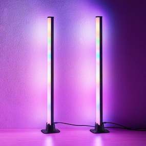 Czarna metalowa lampa stołowa LED (wysokość 55 cm) Boy – Reality