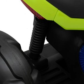 Dziecięcy motocykl elektryczny Baby Mix Police,zielony