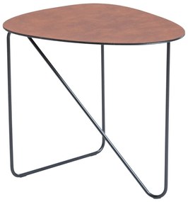 Koniakowy metalowy stolik 44x50 cm Curve L Bull – LIND DNA