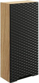 Szafka łazienkowa OCEAN BLACK 83-35-1D 35cm dąb olejowany/czarna