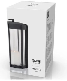 Czarny lampion LED na USB (wysokość 25 cm) Firefly – Zone