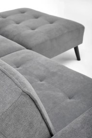 Sofa rozkładana CORNELIUS szara HALMAR