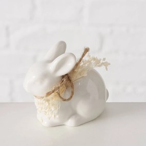 Figurka zając wielkanocny RABBIT, malutka, porcelanowa, wys. 6 cm