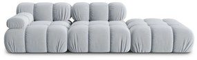 Jasnoniebieska aksamitna sofa 282 cm Bellis – Micadoni Home