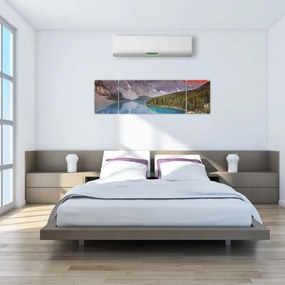 Obraz - Górski krajobraz Kanady (170x50 cm)