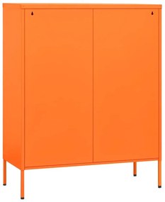 Pomarańczowa stalowa szafka wielofunkcyjna F6-T14