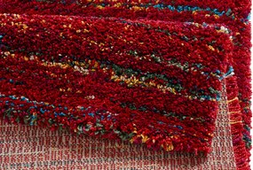 Dywan shaggy Nomadic czerwony 80 cm x 150 cm