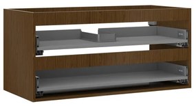 Mexen Box-A korpus szafki podumywalkowej 100 cm, 2 szuflady, orzech - 91AX0-1000-470-2-86