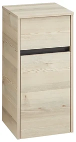 Niska/wisząca szafka łazienkowa w dekorze sosny w naturalnym kolorze 72x35 cm Quickset 393 – Pelipal