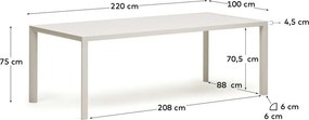 Stół ogrodowy 100x220 cm Culip – Kave Home