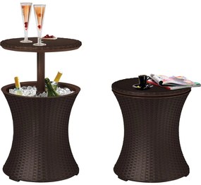 Okrągły stolik ogrodowy z pojemnikiem na lód 49.5x49.5 cm Cool – Keter