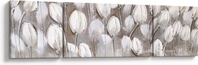 Obraz - Ułożone tulipany (170x50 cm)