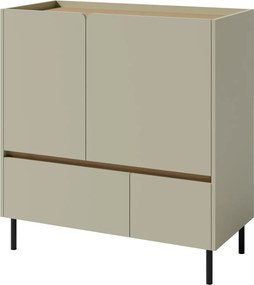 Komoda MURO 95 cm do Salonu Sypialni Odcienie zieleni