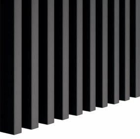 Lamele ścienne 15 szt. czarny mat B8-A62