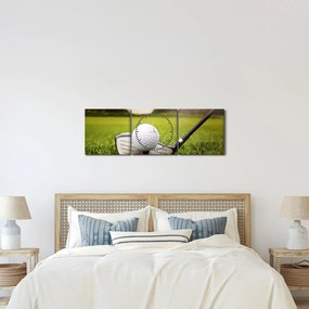 Obraz - Golf (z zegarem) (90x30 cm)