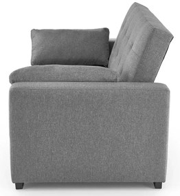 Popielata wypoczynkowa sofa rozkładana - Naria