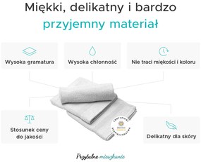 Ręcznik ELEGANZA 50x100 cm bordowy, 100% bawełna