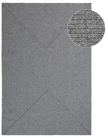 Szary dywan odpowiedni na zewnątrz 170x120 cm – NORTHRUGS