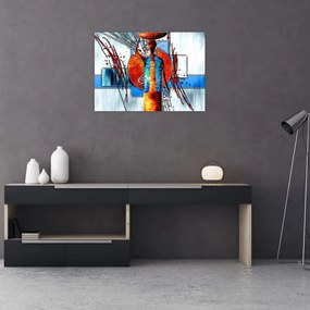 Obraz przedstawiający starożytną osobę (70x50 cm)
