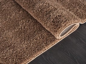 Dywan shaggy Best jednokolorowy cappucino 80 cm x 250 cm