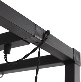 Inteligentna lampa stojąca czarna 3-światłowa w tym Wi-Fi G95 - Big Cage