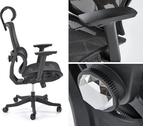 Fotel biurowy z regulacjami Osvaldo Halmar